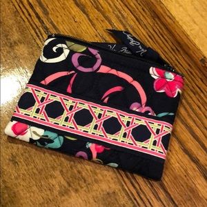 pink ribbons small coin purse